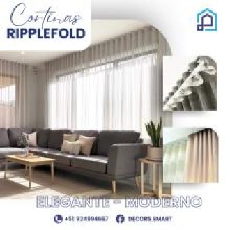 CORTINAS RIPLPLEFOLD - MODERNAS PARA SALA MODELOS CORTINAS PARA HOGAR